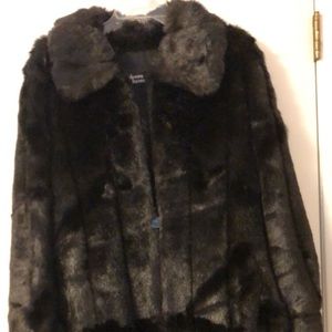 Dennis Basso Faux Fur Jacket